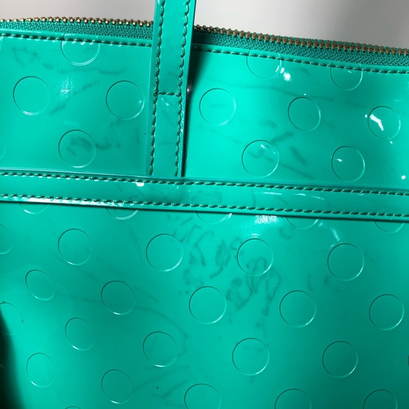 Kate Spade Teal Tote Bag - Picture 10 of 13